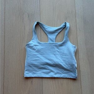 Set Active x Parke Collab Light Blue Racerback Crop Top, sportbody